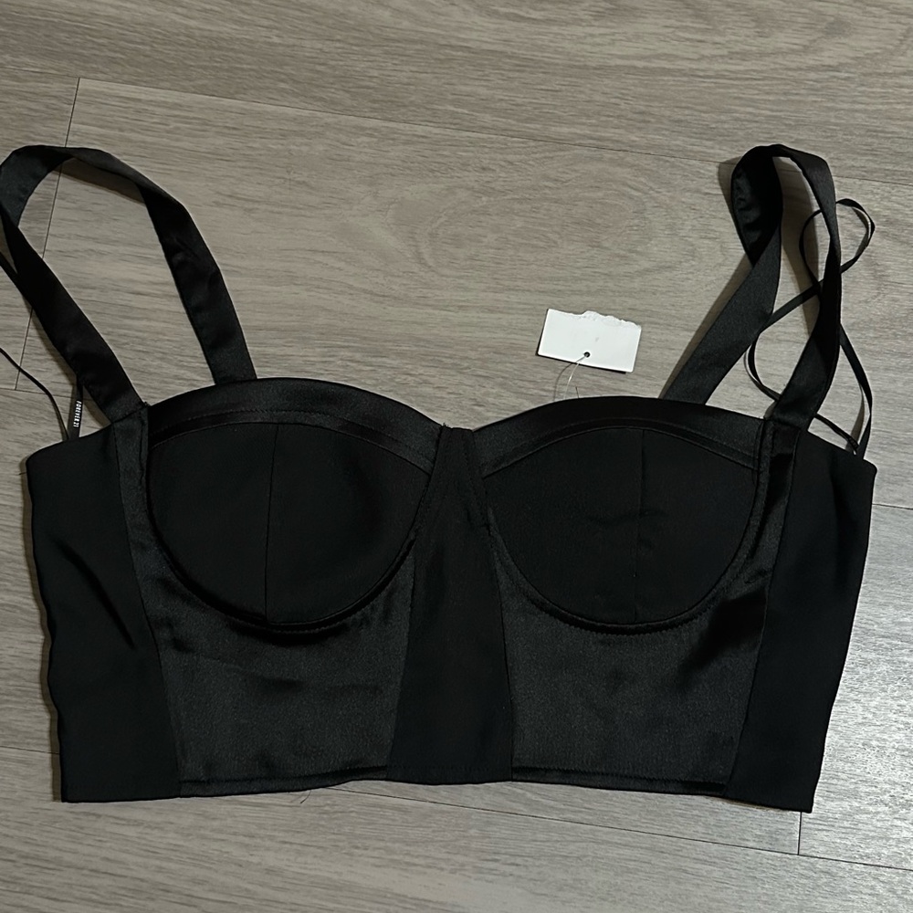 Forever 21 Black Structured Bra
